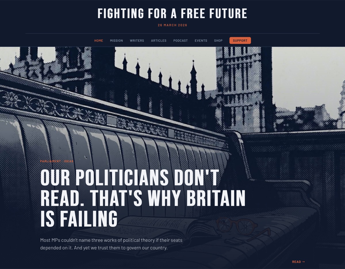 Fighting for a Free Future website